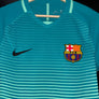 BARCELONA SUAREZ 2016-2017 ORIGINAL PLAYER JERSEY Size S