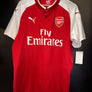 ARSENAL AUBAMEYANG 2017-2018 ORIGINAL JERSEY Size L