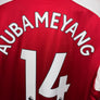 ARSENAL AUBAMEYANG 2017-2018 ORIGINAL JERSEY Size L