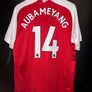 ARSENAL AUBAMEYANG 2017-2018 ORIGINAL JERSEY Size L