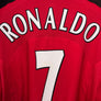 MANCHESTER UNITED RONALDO 2004-2005 ORIGINAL JERSEY Size 2XL