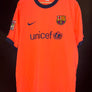 BARCELONA MESSI 2009-2010 ORIGINAL AWAY JERSEY Size XL