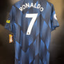 MANCHESTER UNITED RONALDO 2021-2022 ORIGINAL AWAY JERSEY Size L