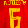 SPAIN INIESTA 2018-2019 ORIGINAL JERSEY Size S