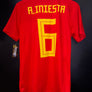 SPAIN INIESTA 2018-2019 ORIGINAL JERSEY Size S