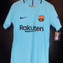 BARCELONA 2017-2018 ORIGINAL PLAYER JERSEY Size M