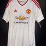 MANCHESTER UNITED ROONEY 2015-2016 ORIGINAL AWAY JERSEY Size L