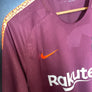 BARCELONA MESSI 2017-2018 ORIGINAL AWAY JERSEY Size XL