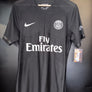 PSG PARIS SAINT GERMAIN SILVA 2015-2016 ORIGINAL PLAYER JERSEY SIZE L