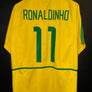 BRAZIL RONALDINHO 2002-2003 ORIGINAL JERSEY L