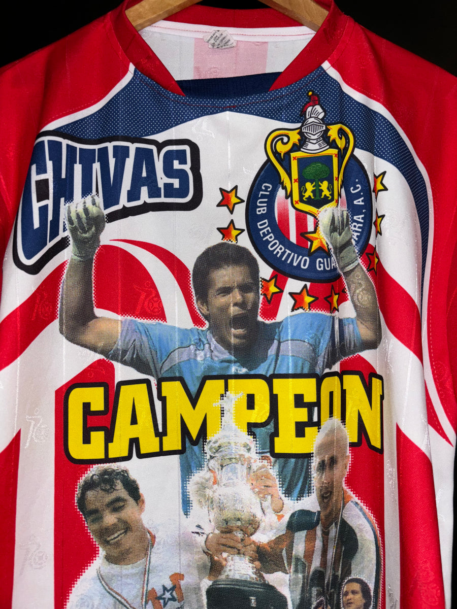 Jersey Chivas De Guadalajara Reebok 2007 Large Jersey Chivas De Guadalajara Reebok 2007 Large