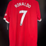 MANCHESTER UNITED RONALDO 2021-2022 ORIGINAL JERSEY Size XL