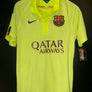 BARCELONA SUAREZ 2014-2015 ORIGINAL AWAY JERSEY Size S