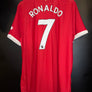 MANCHESTER UNITED RONALDO 2021-2022 ORIGINAL PLAYER JERSEY Size XL