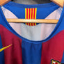 BARCELONA RONALDINHO 2005-2006 ORIGINAL JERSEY Size YOUTH L
