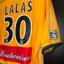 LA GALAXY LALAS 2002 ORIGINAL PLAYER ISSUE JERSEY SIZE XL