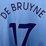 MANCHESTER CITY DE BRUYNE 2020-2021 ORIGINAL PLAYER JERSEY Size L