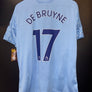 MANCHESTER CITY DE BRUYNE 2020-2021 ORIGINAL PLAYER JERSEY Size L