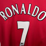 MANCHESTER UNITED RONALDO 2006-2007 ORIGINAL JERSEY Size M