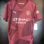 MANCHESTER CITY HAALAND 2024-2025 ORIGINAL AWAY JERSEY Size M