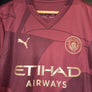 MANCHESTER CITY HAALAND 2024-2025 ORIGINAL AWAY JERSEY Size M