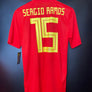 SPAIN 2018-2019 SERGIO RAMOS ORIGINAL PLAYER JERSEY Size S
