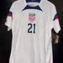 USA SOCCER USMNT WEAH 2022-2023 ORIGINAL PLAYER JERSEY Size M