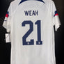 USA SOCCER USMNT WEAH 2022-2023 ORIGINAL PLAYER JERSEY Size M