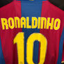 BARCELONA RONALDINHO 2007-2008 ORIGINAL JERSEY Size L