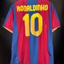 BARCELONA RONALDINHO 2007-2008 ORIGINAL JERSEY Size L