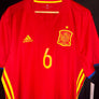SPAIN INIESTA 2016-2017 ORIGINAL JERSEY Size XL