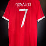 MANCHESTER UNITED RONALDO 2021-2022 ORIGINAL JERSEY Size L