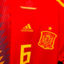SPAIN INIESTA 2018-2019 ORIGINAL JERSEY Size M