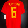 SPAIN INIESTA 2018-2019 ORIGINAL JERSEY Size M