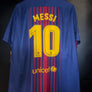 BARCELONA MESSI 2017-2018 ORIGINAL JERSEY Size XL