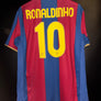 BARCELONA RONALDINHO 2007-2008 ORIGINAL JERSEY Size L
