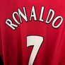 MANCHESTER UNITED RONALDO 2006-2007 ORIGINAL JERSEY Size 2XL