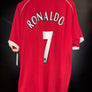 MANCHESTER UNITED RONALDO 2006-2007 ORIGINAL JERSEY Size 2XL