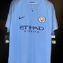 MANCHESTER CITY DE BRUYNE 2018-2019 ORIGINAL JERSEY Size XL