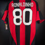 AC MILAN RONALDINHO 2010-2011 ORIGINAL JERSEY Size M
