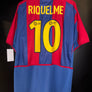 BARCELONA RIQUELME 2002-2003 ORIGINAL JERSEY Size XL