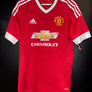 MANCHESTER UNITED VALENCIA 2015-2016 ORIGINAL JERSEY Size M