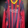 BARCELONA NEYMAR JR 2013-2014 ORIGINAL JERSEY Size XL