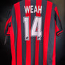 AC MILAN WEAH 1997-1998 ORIGINAL JERSEY Size M