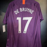 MANCHESTER CITY DE BRUYNE 2018-2019 ORIGINAL JERSEY Size L