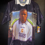 REAL MADRID ROBERTO CARLOS 1997-1998 ORIGINAL BOOTLEG JERSEY Size M