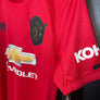 MANCHESTER UNITED 2019-2020 ORIGINAL BLACK LIVES MATTER JERSEY SIZE S