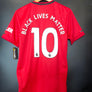 MANCHESTER UNITED 2019-2020 ORIGINAL BLACK LIVES MATTER JERSEY SIZE S