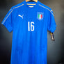 ITALY DE ROSSI 2016-2017 ORIGINAL JERSEY Size M