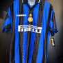 INTER MILAN RONALDO 1997-1998 ORIGINAL JERSEY SIZE L